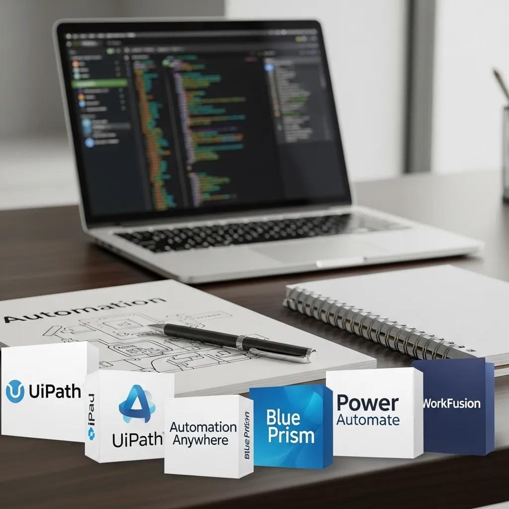 Selection of popular RPA tools and workflow automation options for small businesses