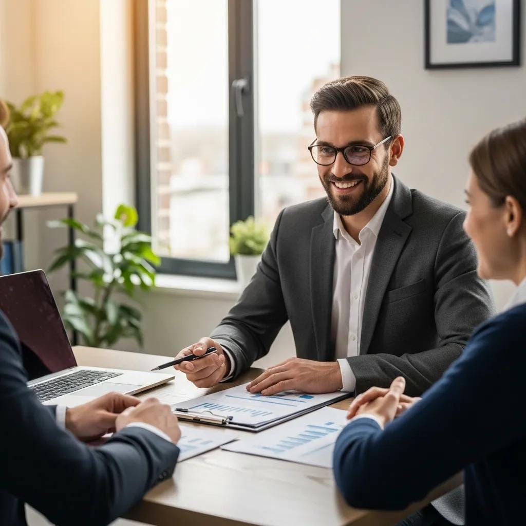 Service professional refining client outreach and relationships to improve acquisition and retention