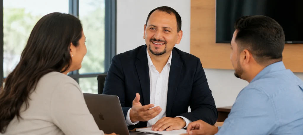 Service professional refining client outreach and relationships to improve acquisition and retention